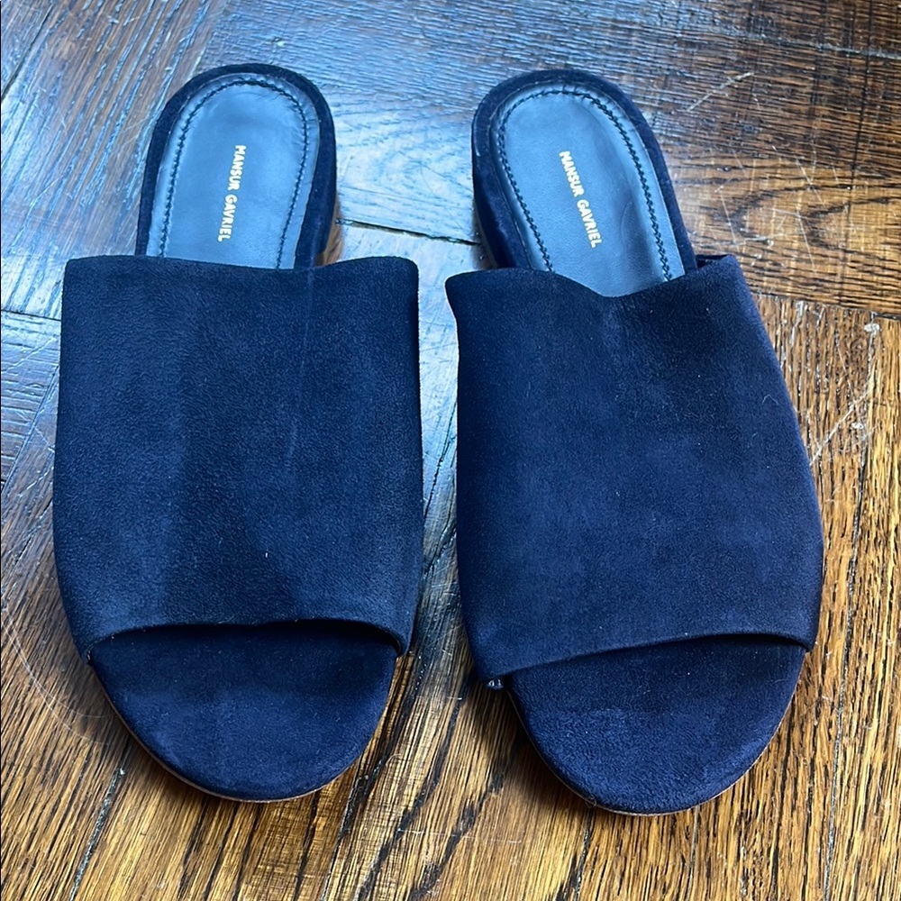 Suede sandals